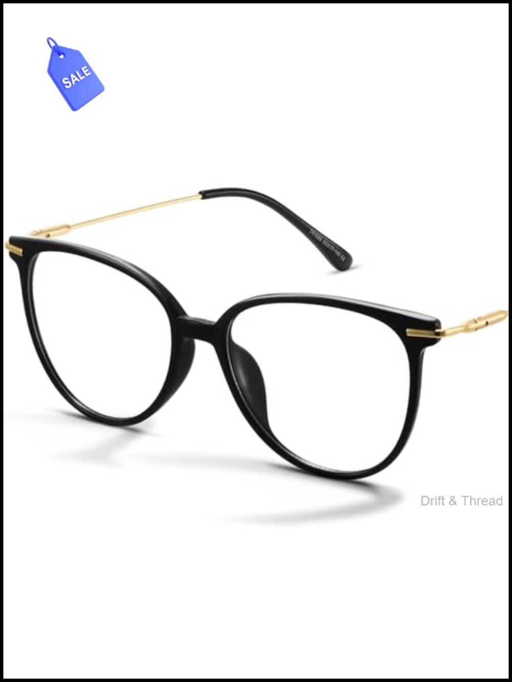 Round Blue Light Blocking Glasses Metal Frame UV400 Anti Reflective